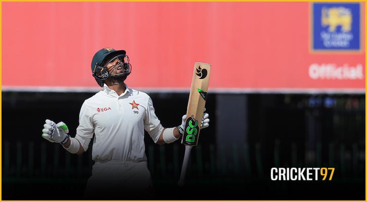 সিকান্দার রাজার শতকে জিম্বাবুয়ের লিড ৩০০ ছাড়ালো