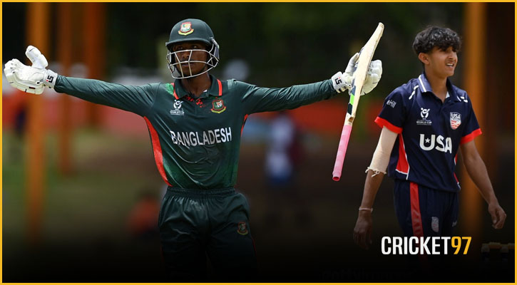 আরিফুলের সেঞ্চুরিতে আমেরিকার সামনে বাংলাদেশের রানের পাহাড়