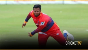 Shakib Shines With Bat and Ball on Minor League Debut
