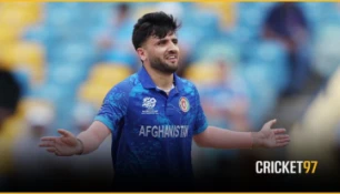 Afghanistan pacer Fazalhaq Farooqi fined for dissent at umpire during second Zimbabwe ODI