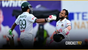 Bangladesh Push for Big Total as Mushfiqur, Shanto Lead from the Front in Galle