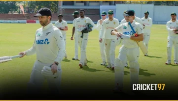 Conway, Ravindra, and Nicholls Hit 150s as New Zealand Dominate Zimbabwe in Bulawayo Test