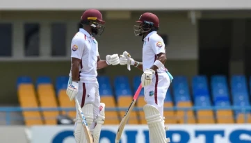 Hope-Greaves Unbeaten Stand Keeps West Indies in the Fight