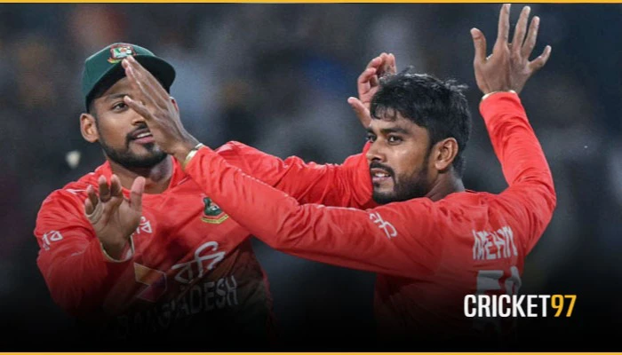 Mehidy Hasan Miraz Appointed Vice Captain For  ICC Champions Trophy 2025