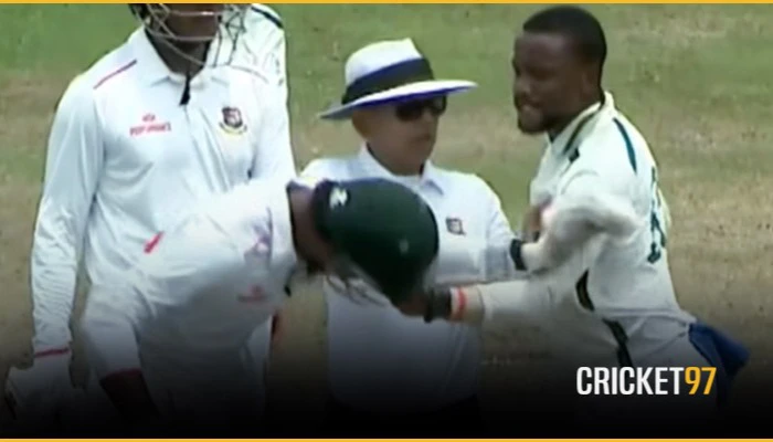 Heated Altercation Turns Physical Between Ripon Mondol and Tipese Ntuli in Four-Day Match