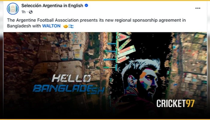 Walton Becomes Official Partner of Argentina National Football Team