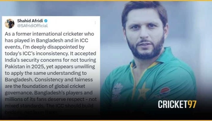 Protest over Bangladeshs World Cup exit, Afridi demands justice