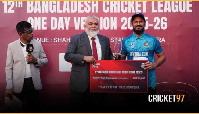 Central Zone Wins by 5 Wickets, Defeating East Zone