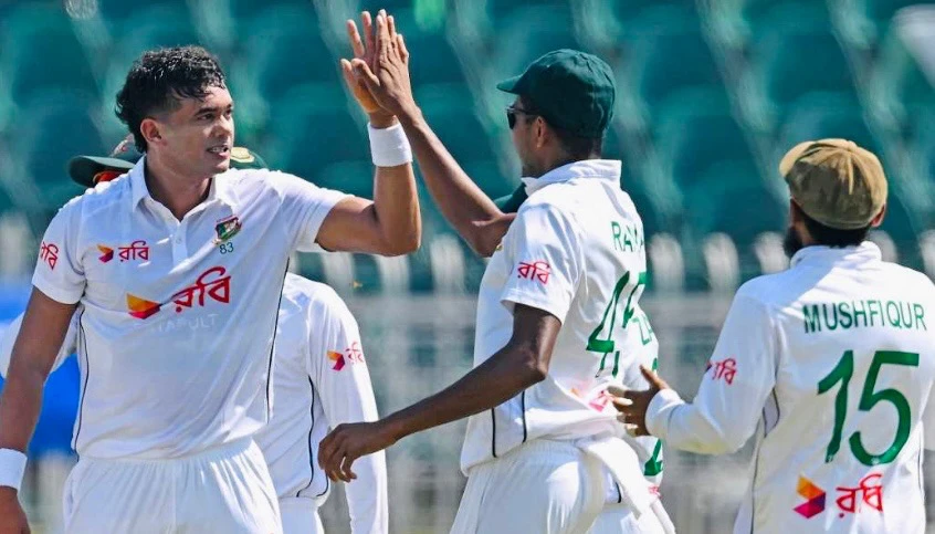 তাসকিনের দারুণ শুরুর পর পাকিস্তানের প্রতিরোধ