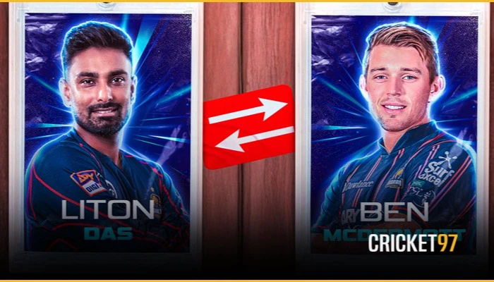 করাচি কিংসে লিটন দাসের বদলি অস্ট্রেলিয়ার বেন ম্যাকডারমট